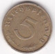 5 Reichspfennig 1938 A BERLIN. Bronze-aluminium - 5 Reichspfennig