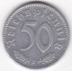 50 Reichspfennig 1935 F Stuttgart, En Aluminium.  - 50 Reichspfennig