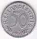 50 Reichspfennig 1935 D MUNICH,  En Aluminium - 50 Reichspfennig