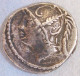 Monnaie Romaine En Argent ,MINUCIA 103 Av. JC , Denier D’Argent , Rome, Tête à Gauche. - République (-280 à -27)