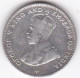 Straits Settlements , 10 Cents 1918 George V , En Argent , KM# 29a - Malasia