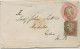 GB LONDON Inland Office „17“ Numeral Postmark (Parmenter 17E) On Fine QV 1d Pink Postal Stationery Envelope LADY SCOTT - Lettres & Documents