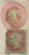 GB LONDON Inland Office „17“ Numeral Postmark (Parmenter 17E) On Fine QV 1d Pink Postal Stationery Envelope LADY SCOTT - Lettres & Documents