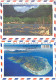 Ile De Tahiti - Papeete - Mahina - 2 Lettres Avion Pour La France - 1990 - 2004 - Tahiti