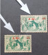 COLONIE FRANCE MAURITANIE 1944 GRAVES CAT YVERT N 135 VARIETE OVERPRINT - Oblitérés