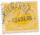 WA -  WESTERN AUSTRALIA - SG118 1903 2D YELLOW TWO PENCE SWAN - FREMANTLE Stamped On 24 December 1908 - Oblitérés