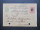 Brasilien 1908 Ganzsache 100 Reis Auslandsverwendung Joinville - Basel Schweiz Stp. Adm. Dosc. Des Catha 4As Tarde - Postal Stationery