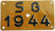 Velonummer St. Gallen SG 44 - Placas De Matriculación