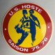 Autocollant Vintage Basketball - Club U. S. Hoste - Saison 75-76 - Moselle - Abbigliamento, Souvenirs & Varie