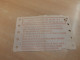 India Old / Vintage - Indian Railway / Train Ticket As Per Scan - Welt