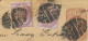 Delcampe - GB 1897, QV ½d Brown Fine Wrapper (small Faults) Together With 1d Lilac (2x) With Usual Heavy Barred Cancel "E.C / N" - Briefe U. Dokumente