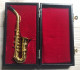 Instrument De Musique Miniature SAXOPHONE Dans Sa Boîte D'origine - Musikinstrumente