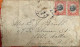 CANAL ZONE--PANAMA 1909, COVER USED TO USA, DE CORDOBA, PANAMA STAMP  OVERPRINTED  CANAL ZONE 2 STAMP. - Zona Del Canal