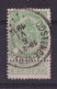 DDEE 338 -  TP Grosse Barbe Cachet AMBULANT T4R OOSTENDE - VERVIERS 1912 - COBA 25 EUR - Ambulante Stempels