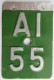 Velonummer Appenzell Innerrhoden AI 55 - Placas De Matriculación