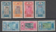 GUINEE - 1924 - YVERT N°99/105 * MH (105 GOMME ALTEREE) - COTE = 25 EUR - Unused Stamps