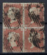GRANDE BRETAGNE Ca.1841: Bloc De 4 De Y&T 3 Obl. Anglaise, TTB ! - Used Stamps