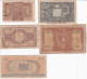 LOTE DE 5 BILLETES DIFERENTES DE ITALIA DE LOS AÑOS 1939 A 1966  (BANKNOTE) - [ 9] Colecciones