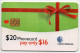 Barbados - Christmas Ribbon (General Card) - BLACK CHIP - 00000073XXXX - Barbados (Barbuda)