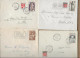 LOT DE 16 LETTRES  AFFRANCHIES TIMBRES CROIX-ROUGE  SEMI - MODERNE - Croce Rossa