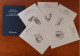 Czech Republic - 2023 - Prague Motifs - Set Of 5 Engraved Prints Of FDCs, Years 2012-2019 - Briefe U. Dokumente