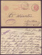 Romania Piatra Stationery Postcard To Germany 1893 J. APOTHEKER Folded - Lettres & Documents