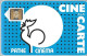 CARTE-FR- CINEMA-CINE CARTE-SC4on--COQ BLEU POINTILLES NOIRS--BE - Entradas De Cine