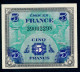 5 FRANCS 1944 Fayette VF.17-01 Sans Série  UNC NEUF - 1944 Drapeau/Francia