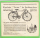 CATALOGUE VERNAY CARRON CYCLES VERCAR A SAINT ETIENNE BICYCLETTE VELO AVERTISSEUR ECLAIRAGE ACETYLENE ELECTRIQUE SELLE - Cyclisme