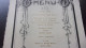 Delcampe - RARE 1914 MENU ILLUSTRE PAR BOUTTERIN VILLE BEURE PRES BESANCON JANVIER A LA MEMOIRE DE LAETHIER JOSEPH HUGUES - Menu