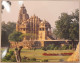 INDIA 1986 UNESCO World Heritage "KHAJURAHO" By B Wilpon Picture Post Card PSB As Per Scan - Hindouisme