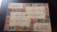 AMUSANTE ENVELOPPE ANCIENNE AVEC TIMBRES VERS 1900 SANS DOUTE D UN MARCHAND DE TIMBRES - Other & Unclassified