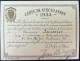 CARTE DE CIRCULATION 1933 / JUGE D'INSTRUCTION AU TRIBUNAL DE LA SEINE / SIGNEE DU PREFET DE POLICE - Sonstige & Ohne Zuordnung