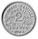 FRANCE / ETAT FRANCAIS / 2 FRANCS BAZOR / 1944 B  / ALU - 2 Francs