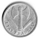 FRANCE / ETAT FRANCAIS / 2 FRANCS BAZOR / 1944 B  / ALU - 2 Francs