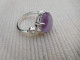 Delcampe - Bague En Argent Massif 925, Cabochon D Amethyste Mauve Taille 52 - Ringe