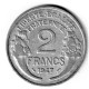 FRANCE / REPUBLIQUE FRANCAISE / 2 FRANCS MORLON / 1947  / ALU - 2 Francs