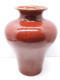 -SUPERBE ANCIEN GRAND VASE TERRE CUITE EMAILLEE ROUGE SANG De BOEUF Collection  E - Est (FRA)