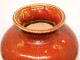 Delcampe - -SUPERBE ANCIEN GRAND VASE TERRE CUITE EMAILLEE ROUGE SANG De BOEUF Collection  E - Est (FRA)