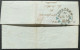 Lettre N°3 1 Penny Rouge Brun PL45 Lettre BA Obl Number 253 De "MOSSAT AND MILLPORT" Ecosse Pour ABERDEEN SUPERBE - Covers & Documents