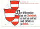 2307b: Österreich 1964, Ballonfahrt Zum Nationalfeiertag, Spruch Friedrich Schiller, Groß Enzersdorf- Zellerndorf - Gänserndorf