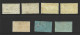 Nouvelle Hebrides 1911 - 12 Single Currency Definitives 7 Values To 5Fr M , Most RF Watermark , One Faulty - Unused Stamps