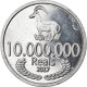 Monnaie, CABINDA, 10 Millions De Reais, 2017, SPL, Aluminium - Angola