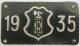 Velonummer St. Gallen SG 35 - Nummerplaten