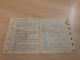 India Old / Vintage - INDIAN Railways / Train Ticket "NORT CENTRAL RAILWAY" As Per Scan - Welt