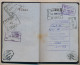 Delcampe - FRANCE - Passeport Délivré à Marseille (B. Du R.) - 1959/1965 - Fiscaux Type Daussy 2000F, 300F,100F + 32,00NF + Visas - Cartas & Documentos