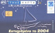 Greece:Used Phonecard, OTE, 3 EUR, Athens Olympic Games 2004, Calendar 2004, 2003 - Griechenland