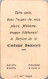 Carte Parfumée Parfum Crème Simon à Paris Fleur Flower Fiore 花 Papillon Butterfly 蝶 En TB.Etat - Profumeria Antica (fino Al 1960)