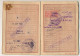 FRANCE - Passeport Délivré à NICE - 1949/1951 - 60F + Complément Tarif 1946 / Fiscal Renouvellement 700 F + Visas Divers - Cartas & Documentos