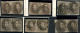 BELGIQUE - COB 10  - 10C BRUN MEDAILLON 10 PAIRES HORIZONTALES OBLITEREES - 1858-1862 Medaglioni (9/12)